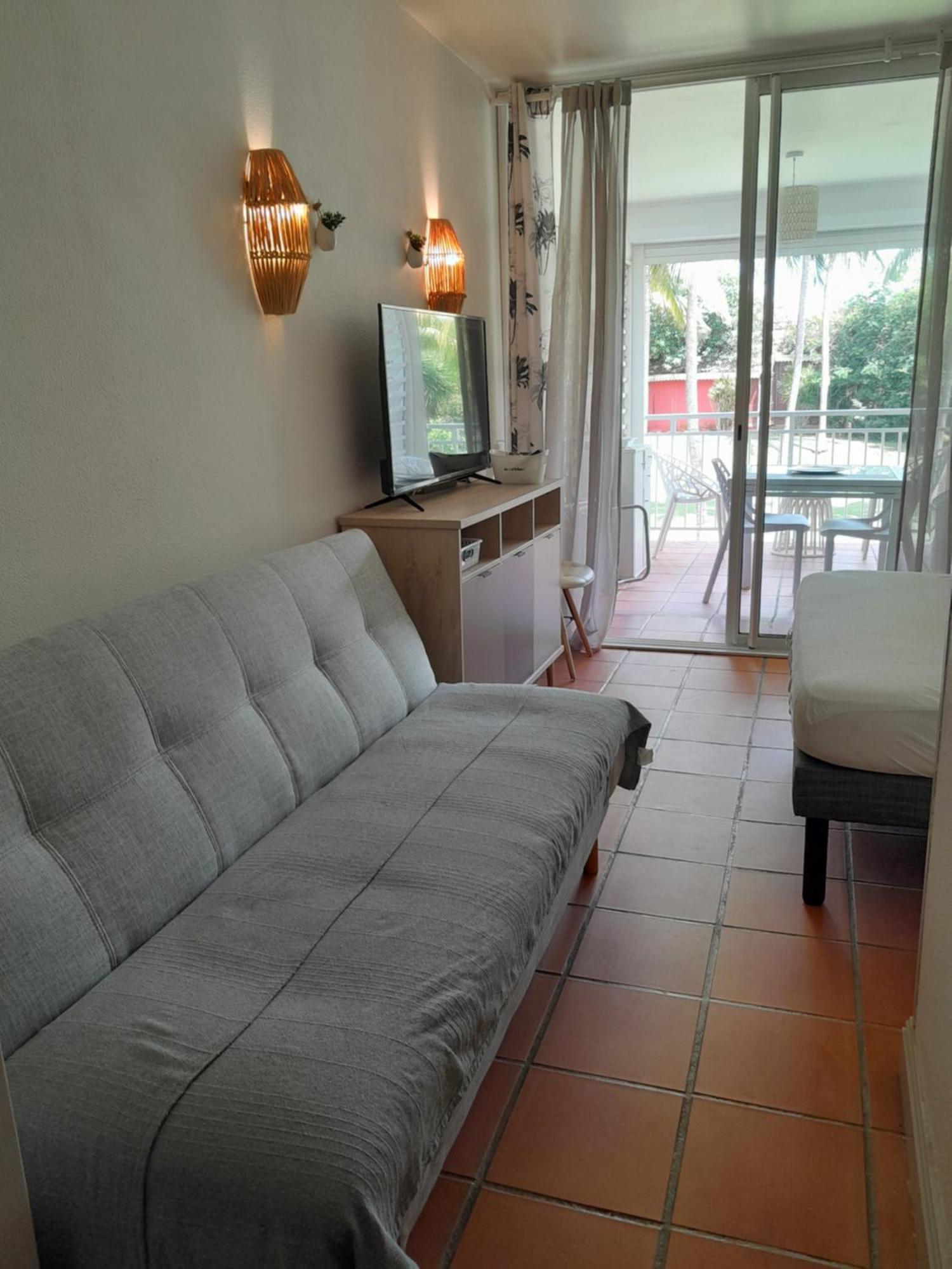 Coeur Tiare Studio Lounge Piscine Plage Cocotiers Saint-Francois  Exteriör bild